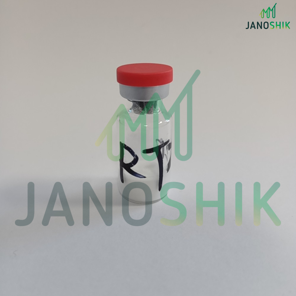 Report card vial visual for Retatrutide RT15
